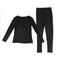 Womens Thermal Underwear Set Long Johns With Polyester Lining 4