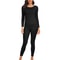 Womens Thermal Underwear Set Long Johns With Polyester Lining 6