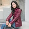 Women Spring Jacket Ultra Lightweight Packable Puffer Coat Slim Fit 2