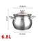 304 Stainless Steel Thick Soup Pot For Induction And Gas Cooking 8