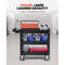 Heavy Duty Utility Service Cart With Two Or Three Shelves And Swivel Wheels 1