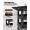Heavy Duty Utility Service Cart With Two Or Three Shelves And Swivel Wheels 4