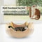 Wooden Cat Window Hammock With Strong Suction Cup Mount 1
