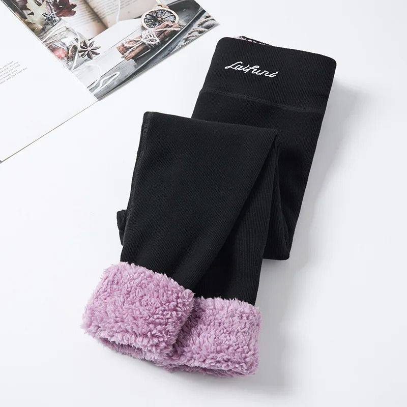 Velvet High Waist Winter Cotton Pants For Women 6