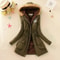 Womens Cotton Padded Hooded Winter Jacket 3