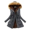 Womens Cotton Padded Hooded Winter Jacket 4