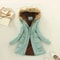 Womens Cotton Padded Hooded Winter Jacket 11
