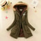 Womens Cotton Padded Hooded Winter Jacket 13