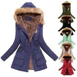 womens padded hooded cotton jacket