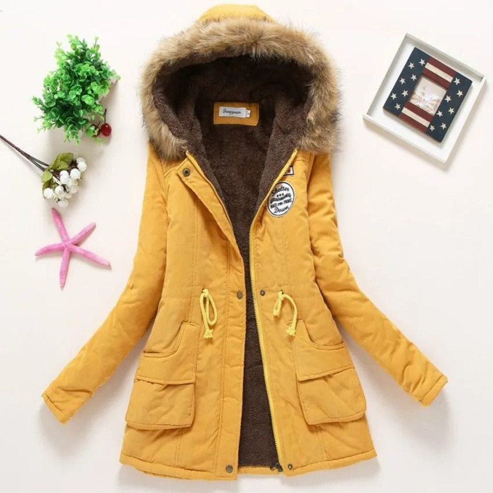 Womens Padded Hooded Cotton Jacket 6