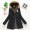 Womens Padded Hooded Cotton Jacket 7