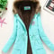 Womens Padded Hooded Cotton Jacket 8