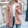 Womens Oversized Faux Fleece Coat With Lapel In Streetwear Style 1