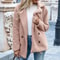 Womens Oversized Faux Fleece Coat With Lapel In Streetwear Style 8