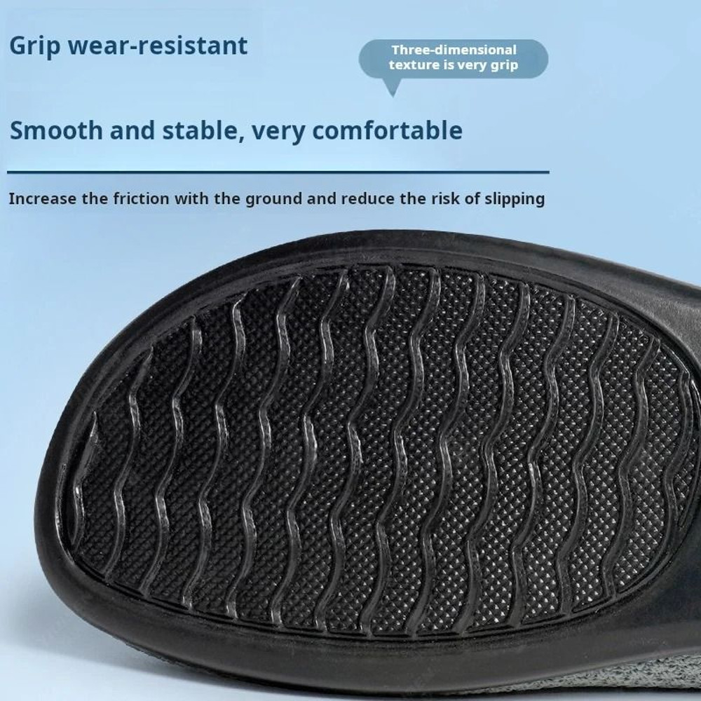 Womens Elastic Knitted Slip On Flats 5