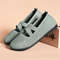 Womens Elastic Knitted Slip On Flats 6