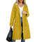 Womens Hooded Long Sleeve Oversized Trench Coat In Elegant Street Style 9