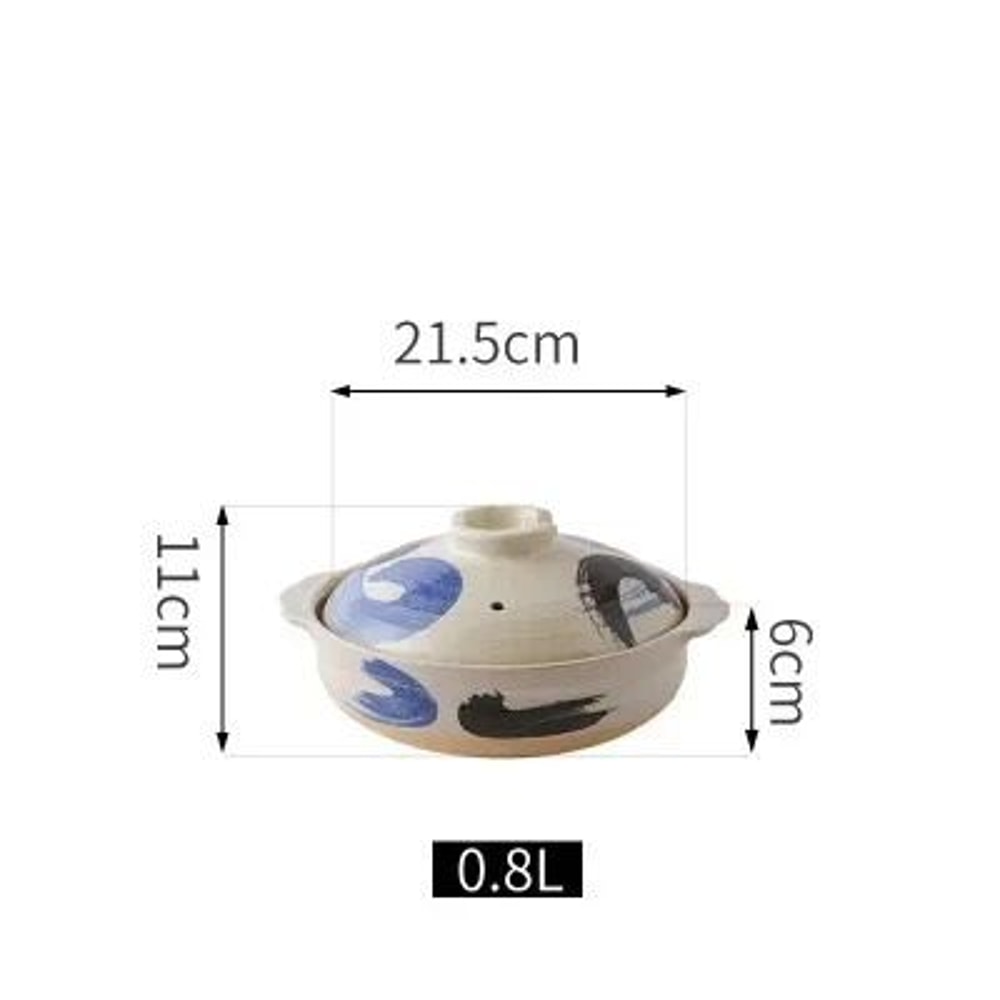 Ceramic Casserole Pot With Lid For Soup And Stews 9