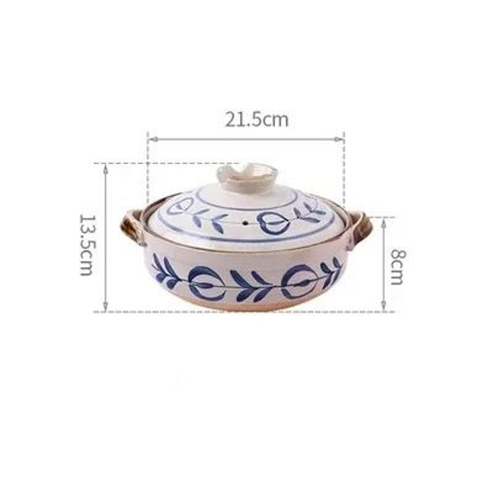 Ceramic Casserole Pot With Lid For Soup And Stews 27