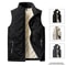 Mens Padded Cotton Vest With Stand Collar 0