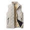 Mens Padded Cotton Vest With Stand Collar 7