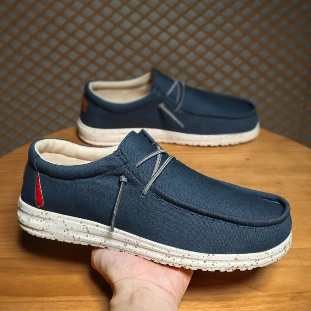 Men Plus Size Casual Canvas Loafers 1