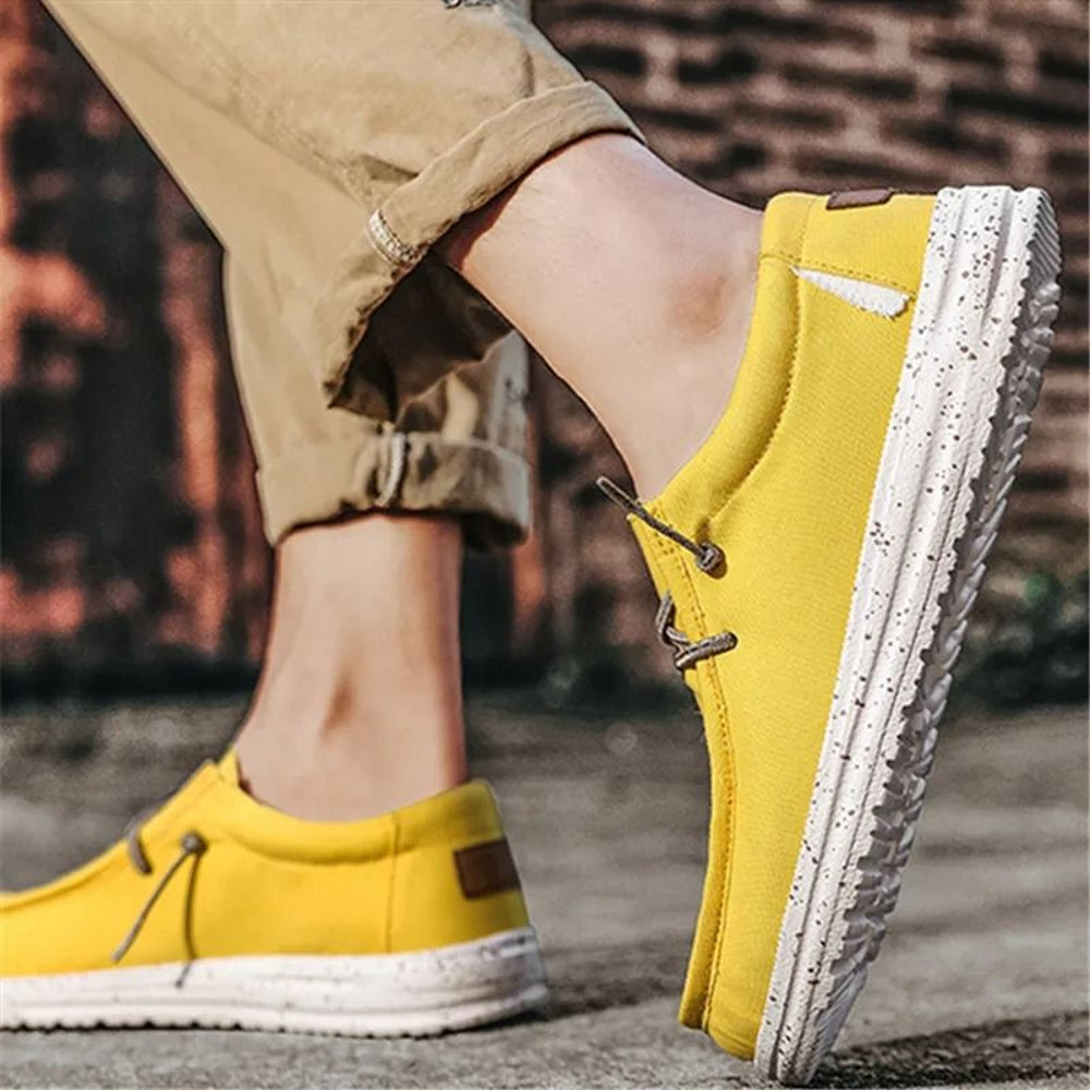 Men Plus Size Casual Canvas Loafers 4