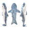 Wearable Shark Sleeping Bag Pajamas Blanket 5