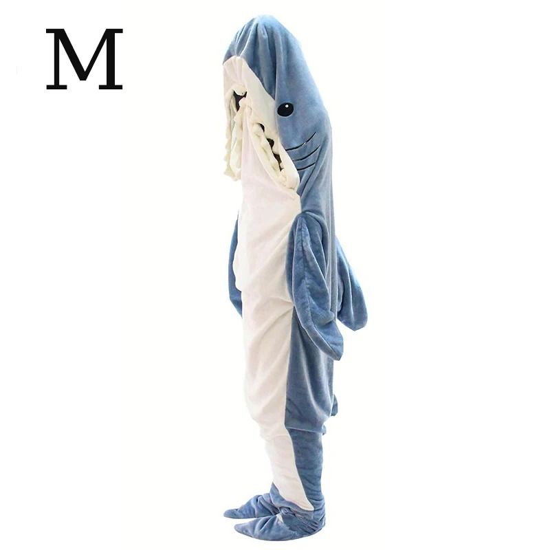 Wearable Shark Sleeping Bag Pajamas Blanket 6