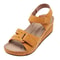 Womens Chunky PU Platform Sandals With Ankle Strap 4