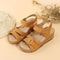 Womens Chunky PU Platform Sandals With Ankle Strap 5