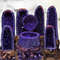 Natural Amethyst Geode Crystal Cave With Base 2