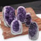 Natural Amethyst Geode Crystal Cave With Base 3