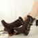 Womens Warm Wedge Winter Boots With Faux Fur 3