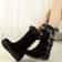 Womens Warm Wedge Winter Boots With Faux Fur 4