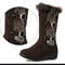 Womens Warm Wedge Winter Boots With Faux Fur 5