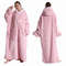 Oversized Plush Fleece Hoodie Blanket With Hood And Pockets 2