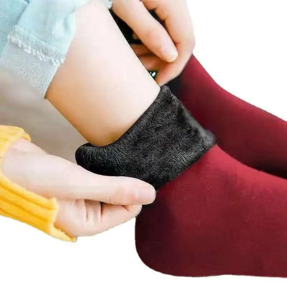 Womens Winter Thermal Fleece Socks Warm Cozy Indoor And Outdoor Wear 1