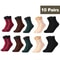 Womens Winter Thermal Fleece Socks Warm Cozy Indoor And Outdoor Wear 24