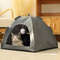 Canvas Pet Tent Bed Cozy Cat Cave For Cats And Small Dogs 1