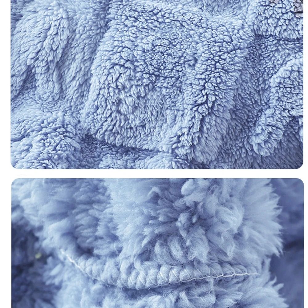 Flannel Kids Pajama Set Girls Boys Long Sleeve Top And Pants 2