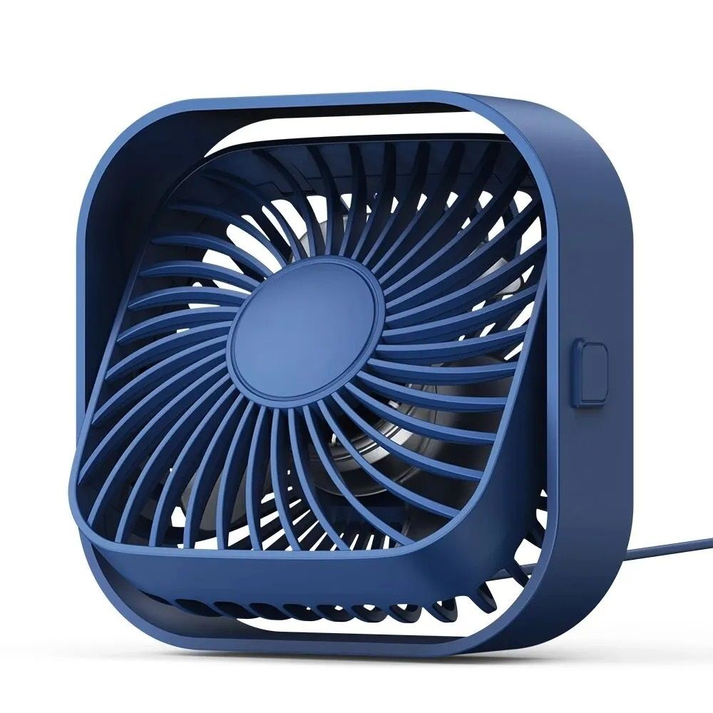 USB Portable Mini Fan Three Speed Rotatable Quiet Personal Desk Fan 5