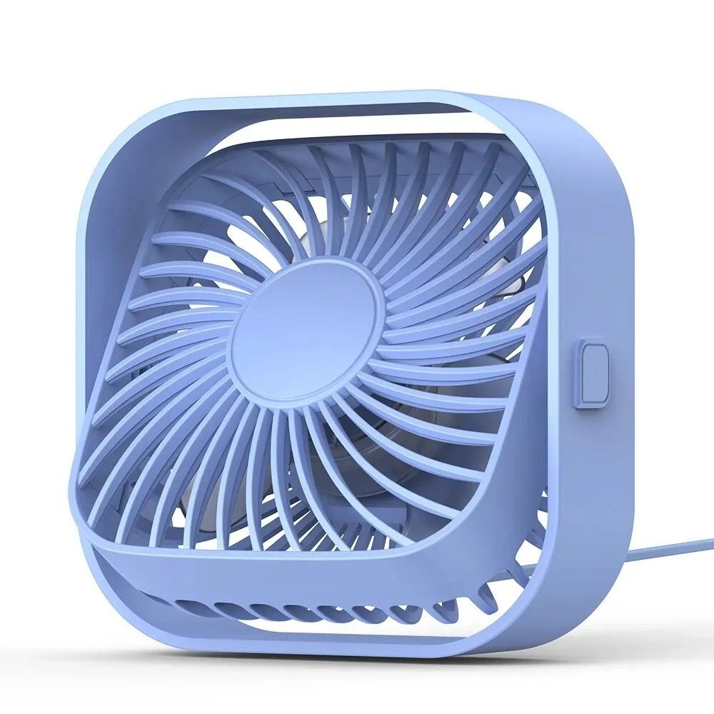 USB Portable Mini Fan Three Speed Rotatable Quiet Personal Desk Fan 8