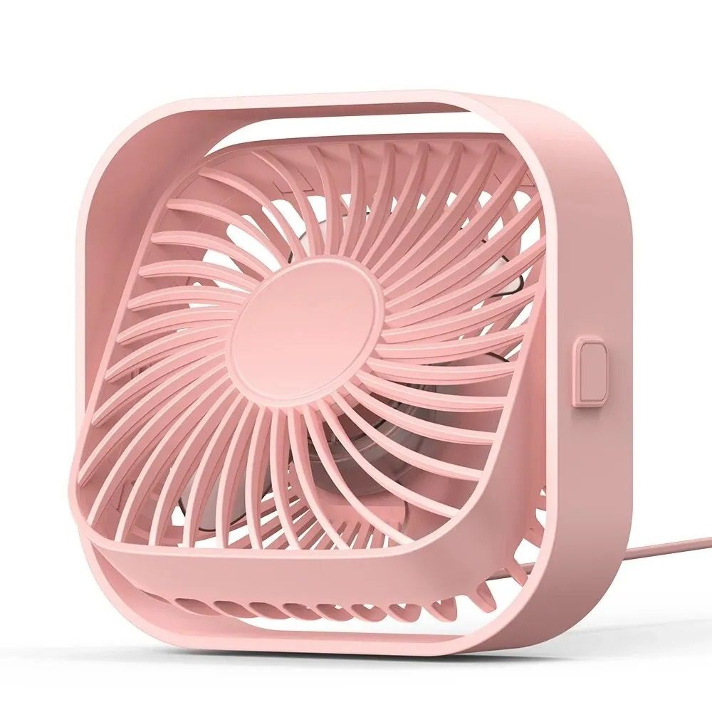 USB Portable Mini Fan Three Speed Rotatable Quiet Personal Desk Fan 11