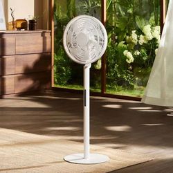 smart dc inverter floor fan pro with app control and quiet air circulation