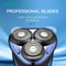 Waterproof Rotary Electric Shaver With Pop Up Trimmer Rechargeable V 306 3