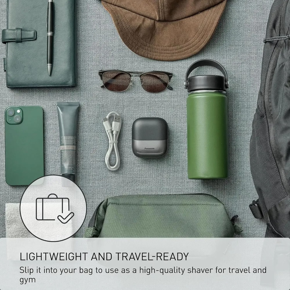 Panasonic Travel Electric Razor With USB C Charging And Beard Sensor 4