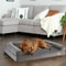 Large Orthopedic Dog Bed With Bolster And Washable Cover 0