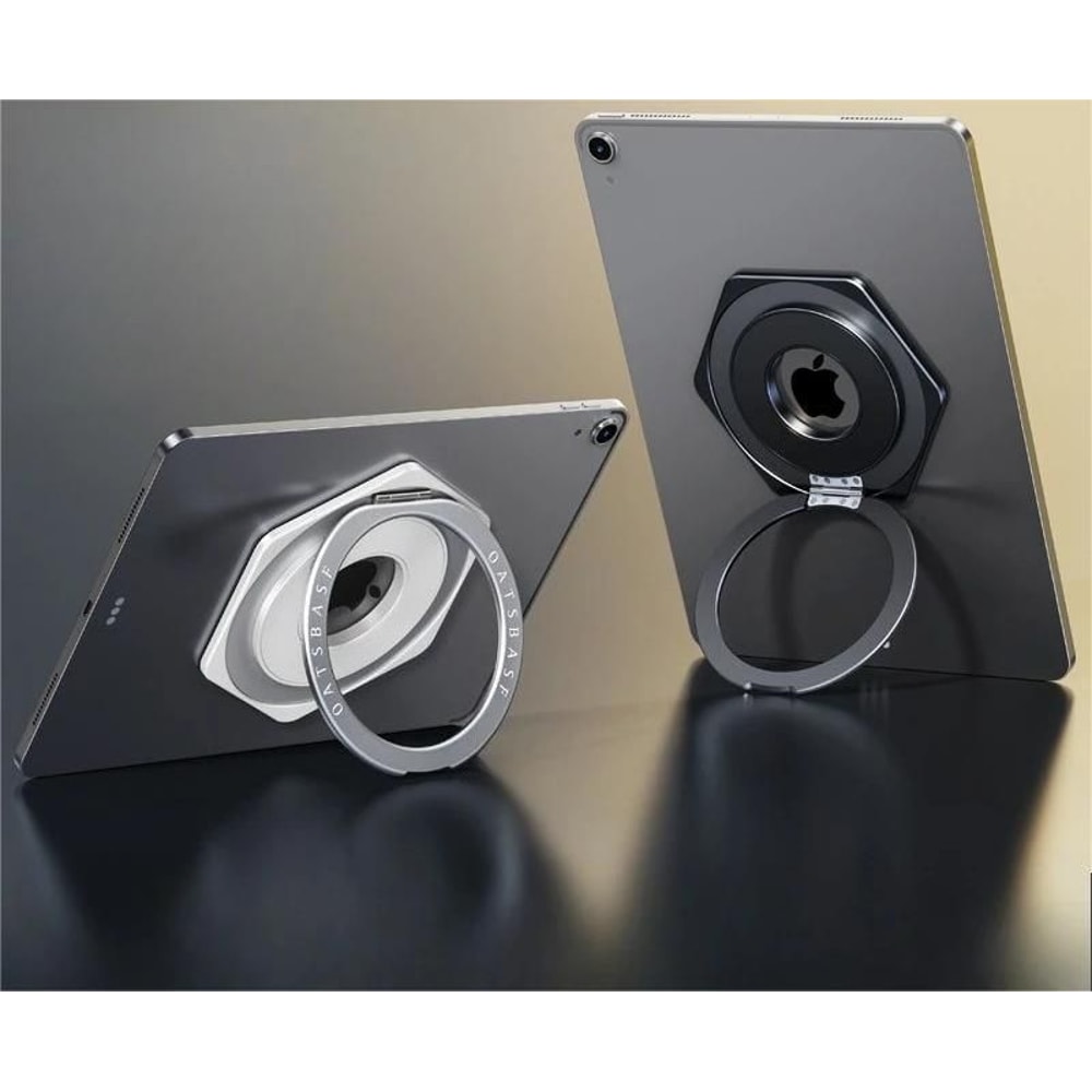 Magnetic Tablet Holder With 360 Degree Rotating Ring Stand For IPad And Tablets 1