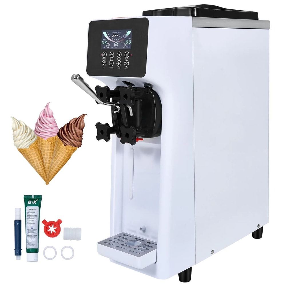 Commercial Soft Serve Ice Cream Machine With Touch Screen And Pre Cooling 0